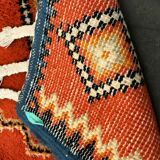 60s 70s Runner Rug Carpet Rug Space Age Flower Power Design 60s 70s