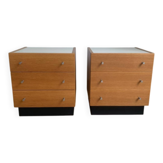 Pair of vintage bedside tables