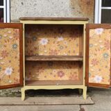 Renovated antique buffet – bright yellow