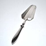 ART DECO pie server in silver metal - geometric decoration 1920-1930