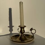Antique gold hand candlestick H8 D14
