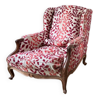 Eared shepherdess upholstery armchair