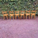 Set of 6 60s bistro chairs