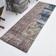 Navy Blue Vintage Runner Rug, 75x231Cm SK 6884