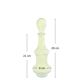 Bouteille Empoli Mid-Century en verre vert