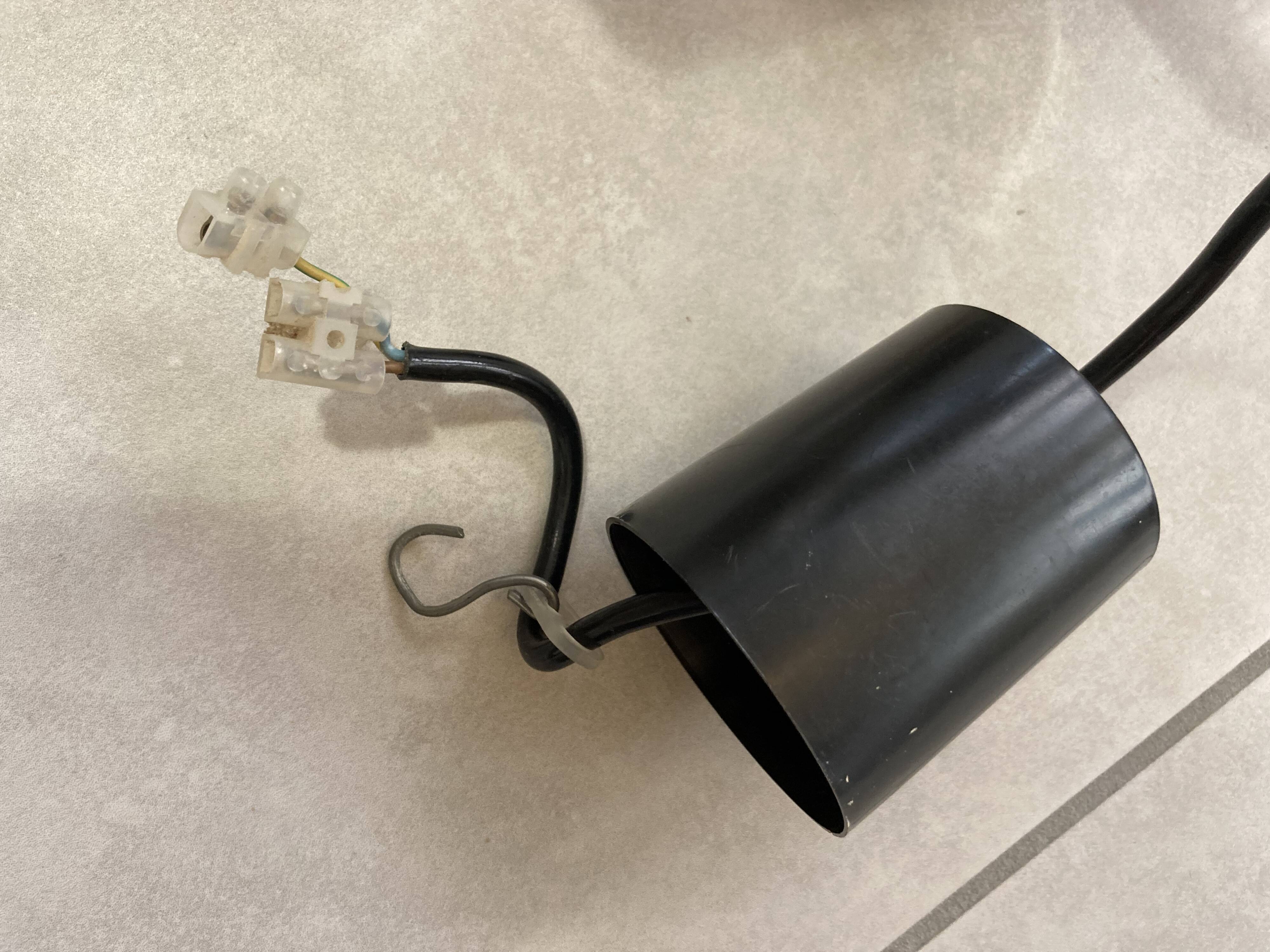 space age chrome metal suspension