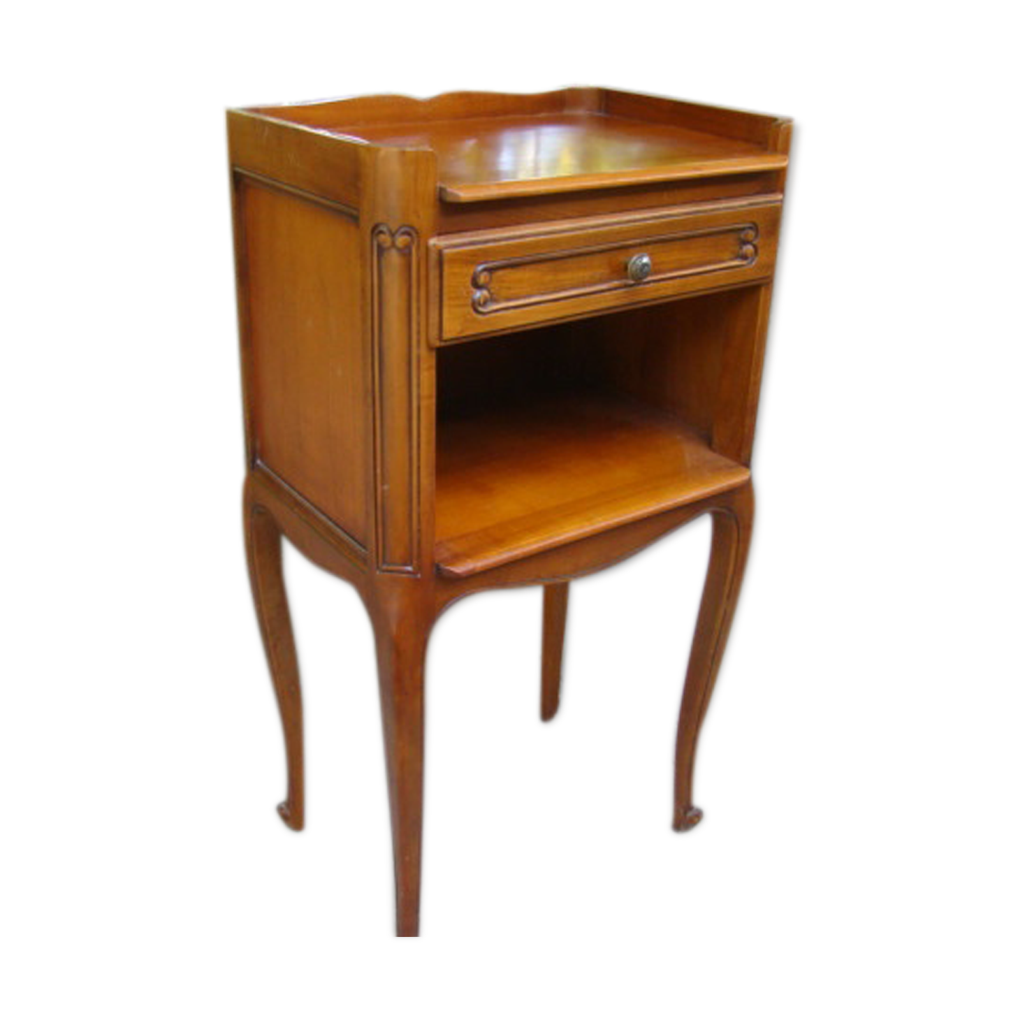 Old cherry bedside