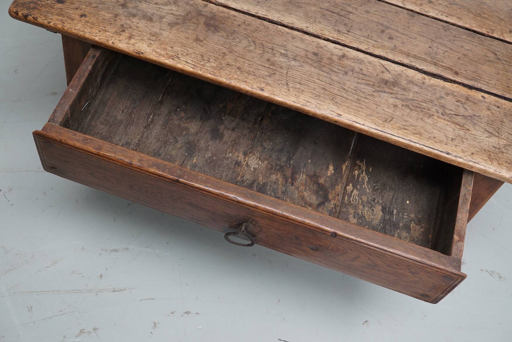 Spanish 18th Century Farmhouse Rustic Chestnut Coffee Table