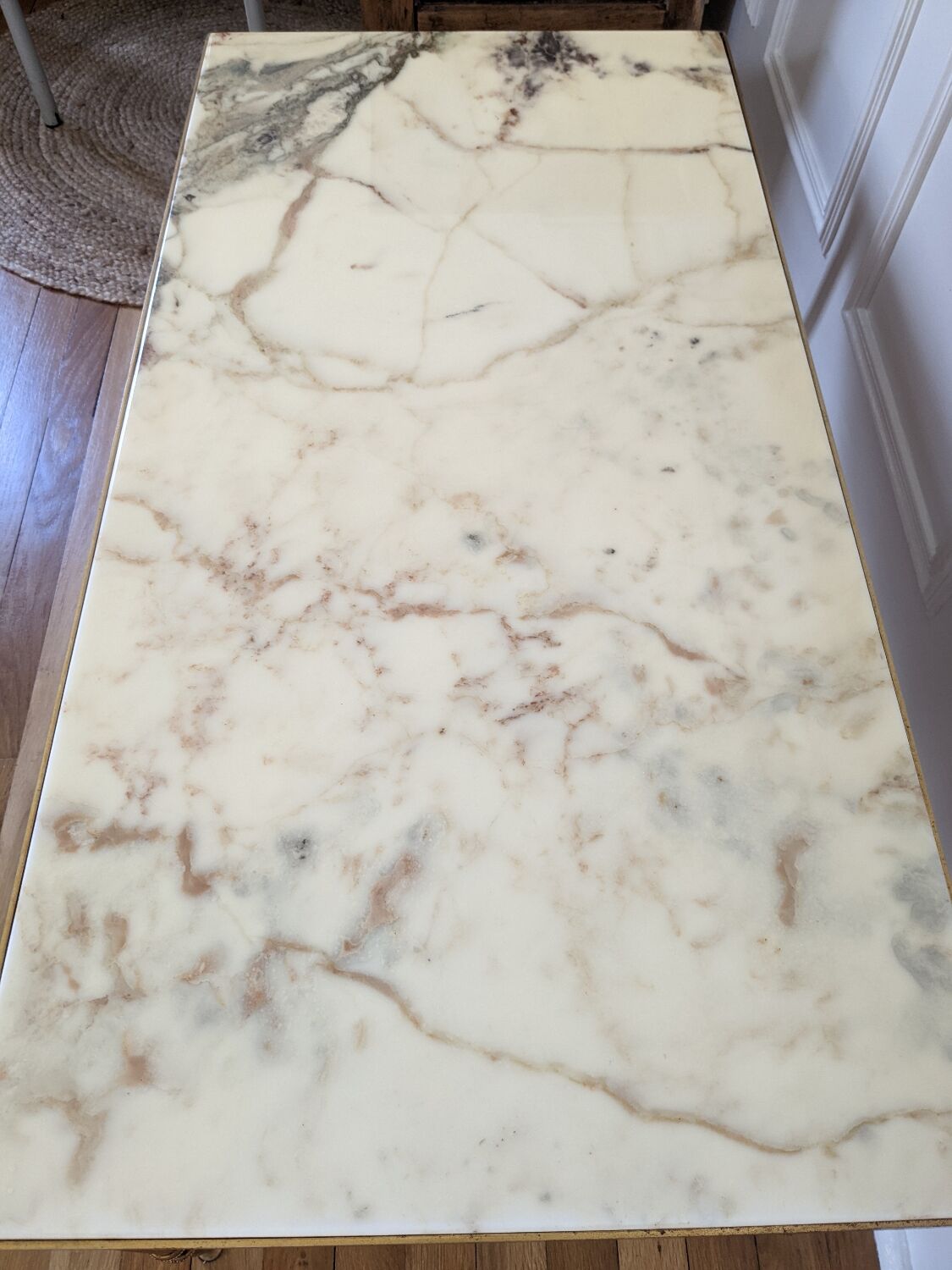 Marble coffee table