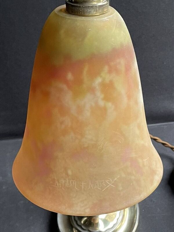 Lampe de bureau – Daum Croix de Lorraine Nancy