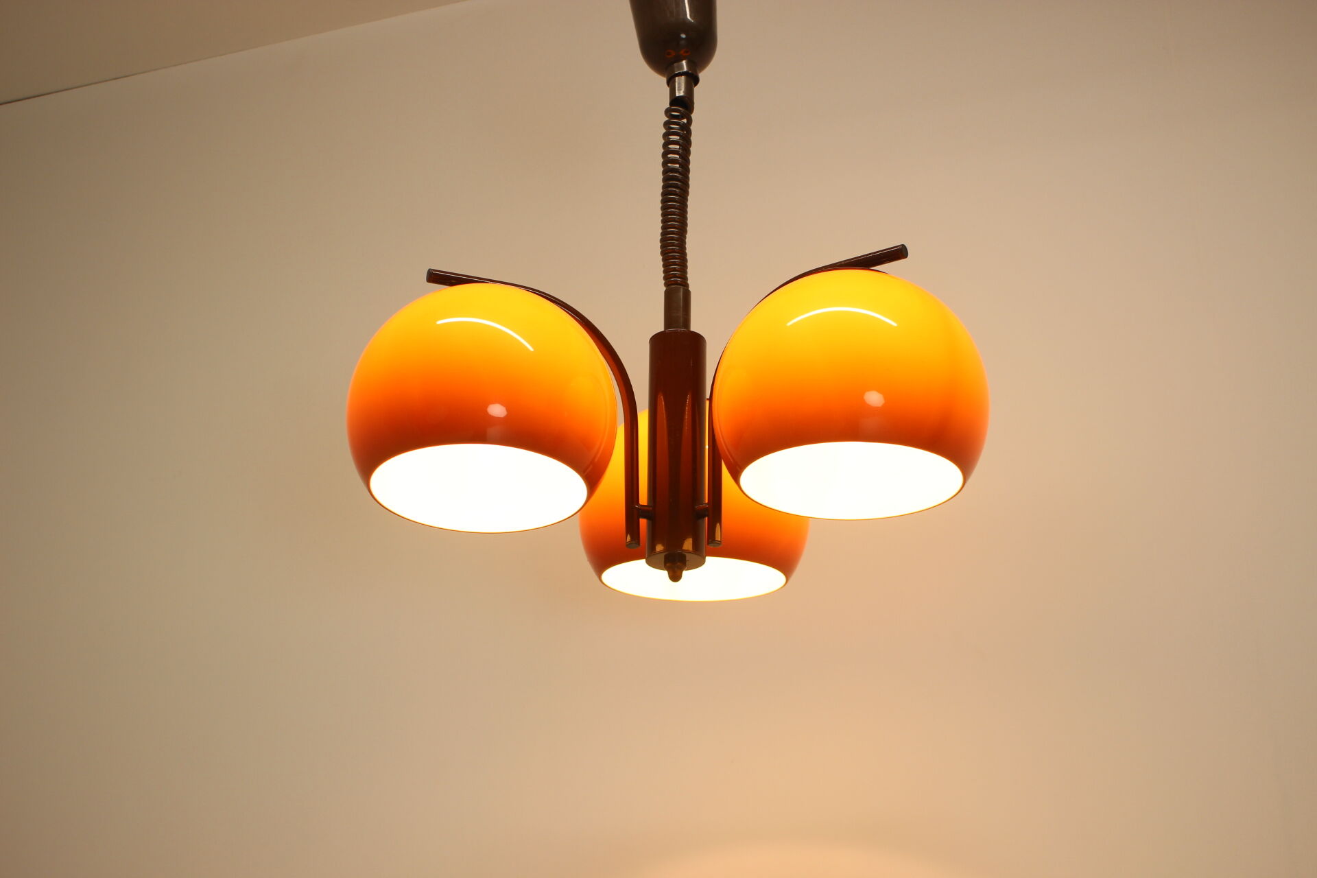 Mid-century adjustable chandelier, 1970's