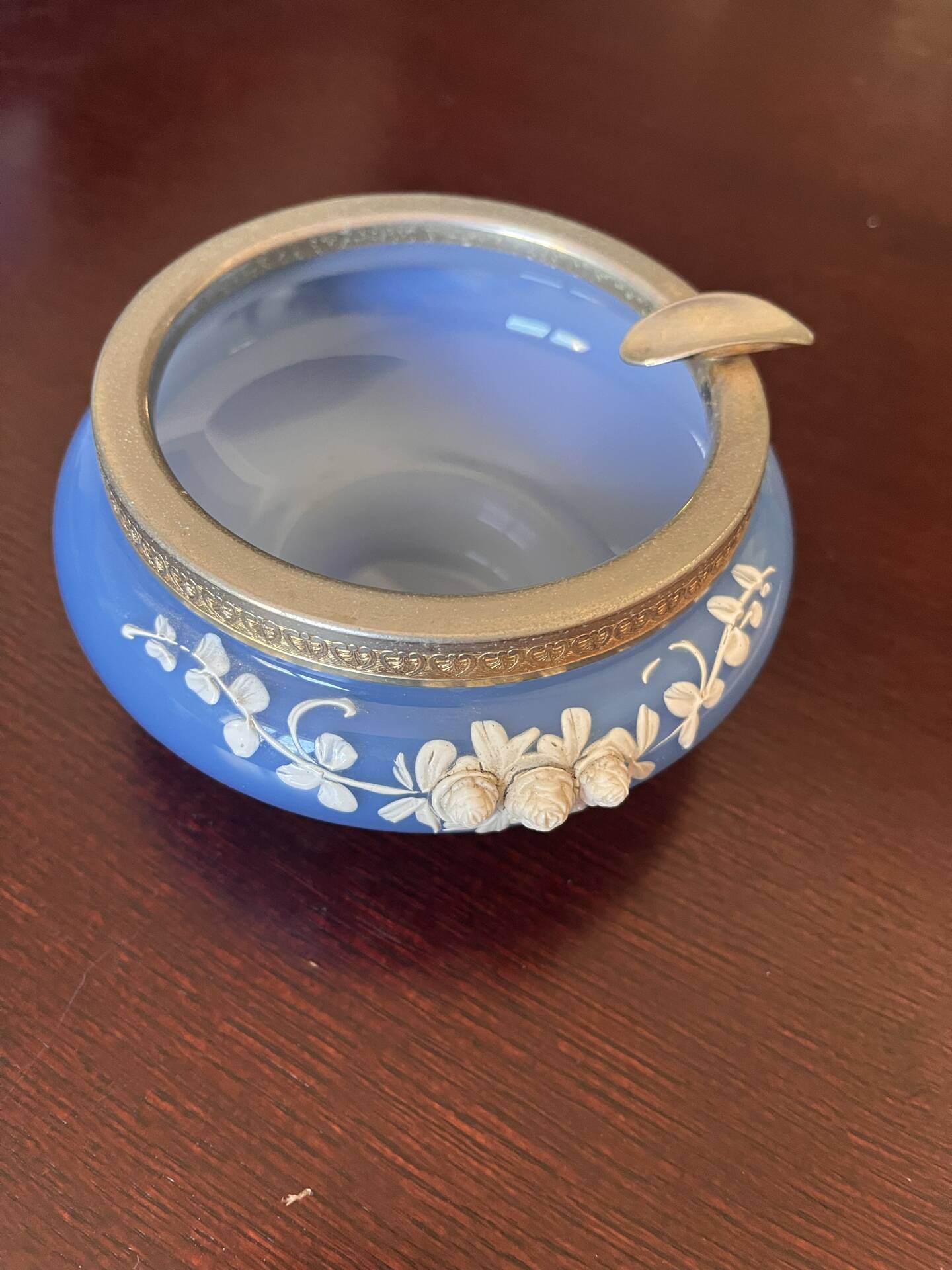 Opaline ashtray