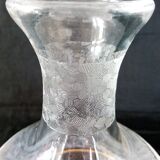 St. Louis crystal decanter, "Mélancolie" model, late nineteenth early twentieth century