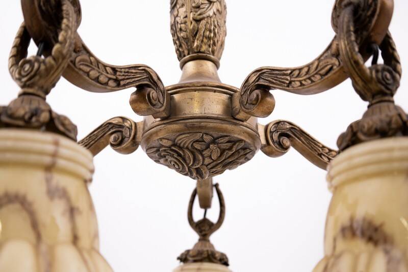 Chandelier from Poland, 1940s