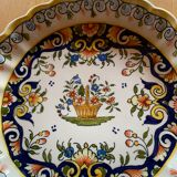 Old plate in Old Rouen edge reassembled