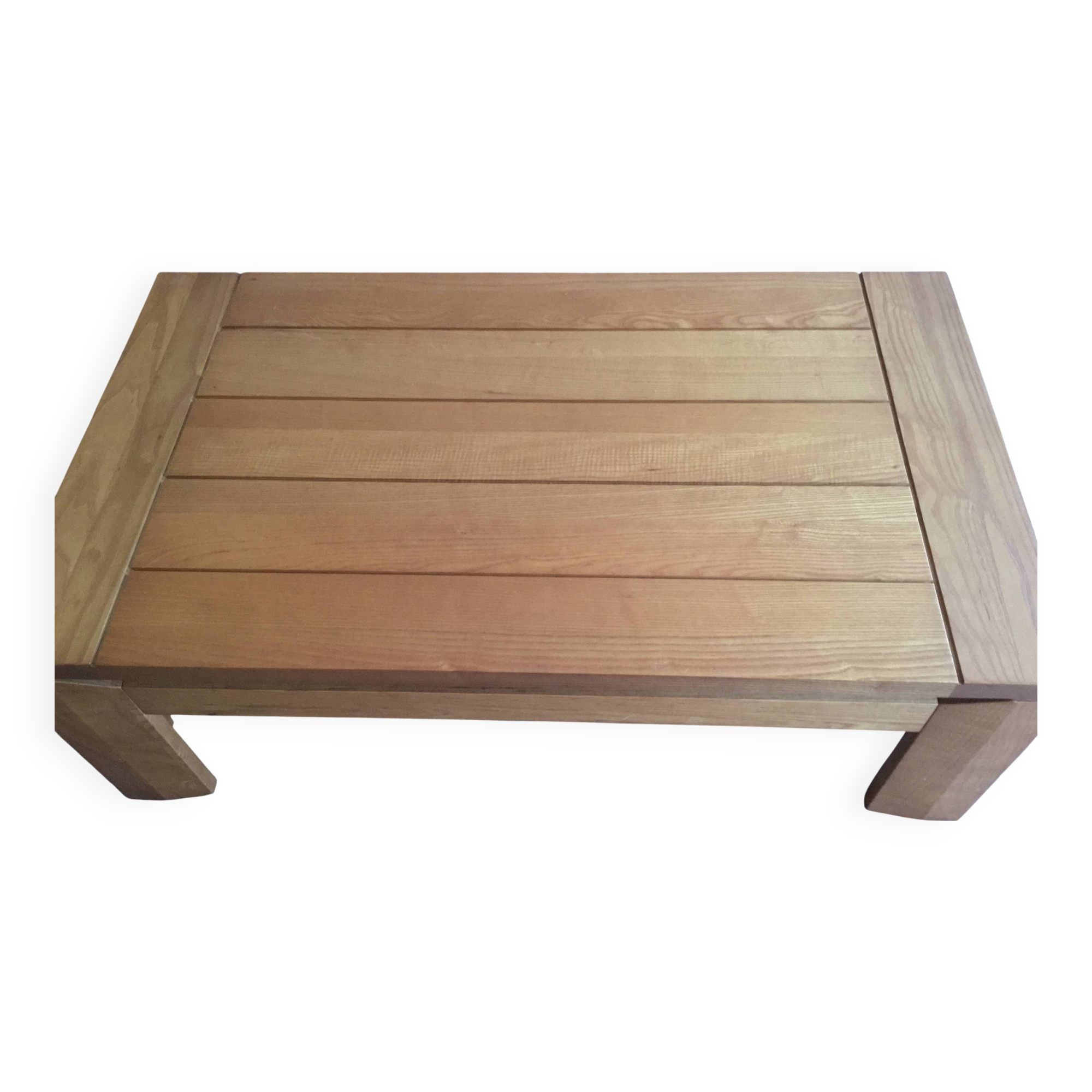 Table basse frêne massif