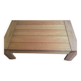 Solid ash coffee table