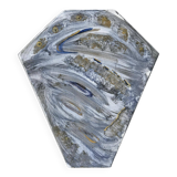 Painted porcelain vase, La Borne workshop, France, circa 1990