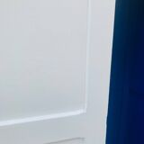 Antique white Parisian wardrobe with Majorelle blue interior