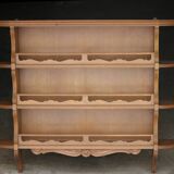 Imposing wall-mounted dresser of very fine craftsmanship