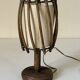 Vintage rattan lamp, 60s design
