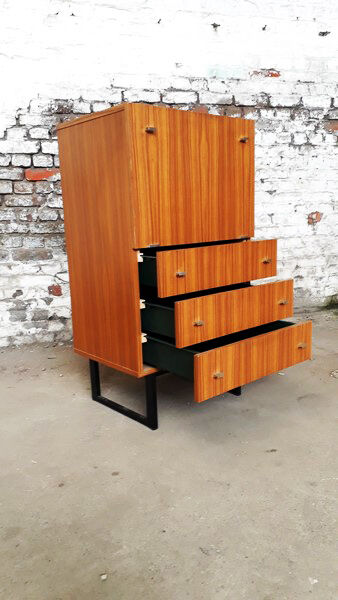 Writing desk bar "Model 693" by Pierre Guariche for Meurop 1960