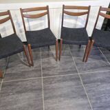 Set of 4 Scandinavian chairs, 1970s