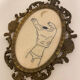 Framed hand embroidery