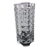 Clear glass vase