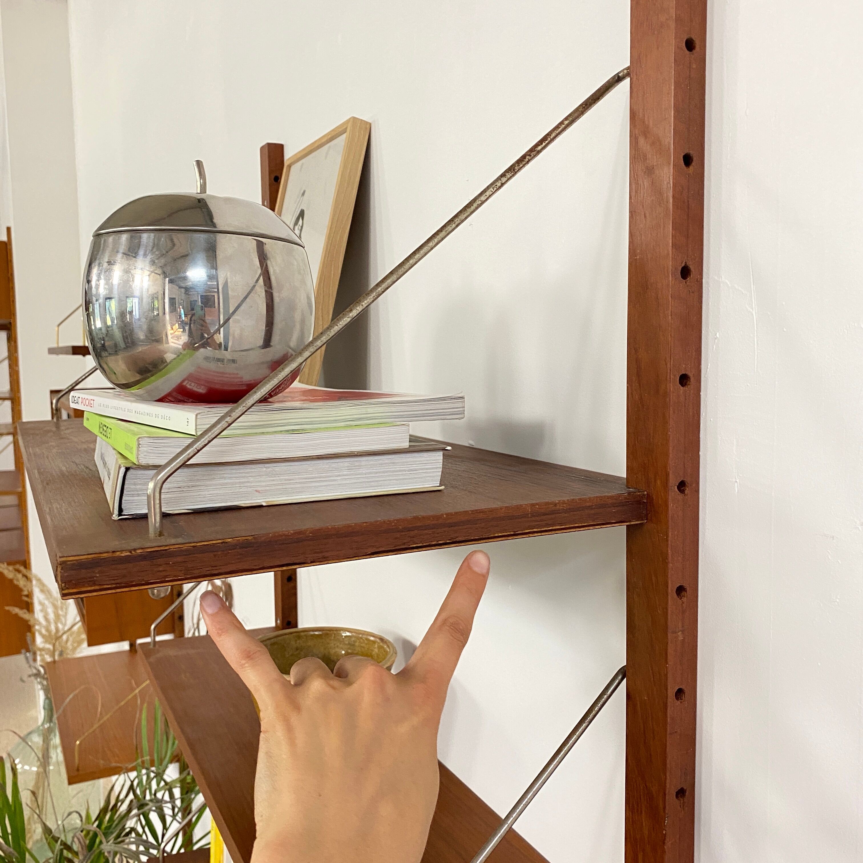 Scandinavian wall shelf