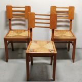 Straw chairs from the 1950s