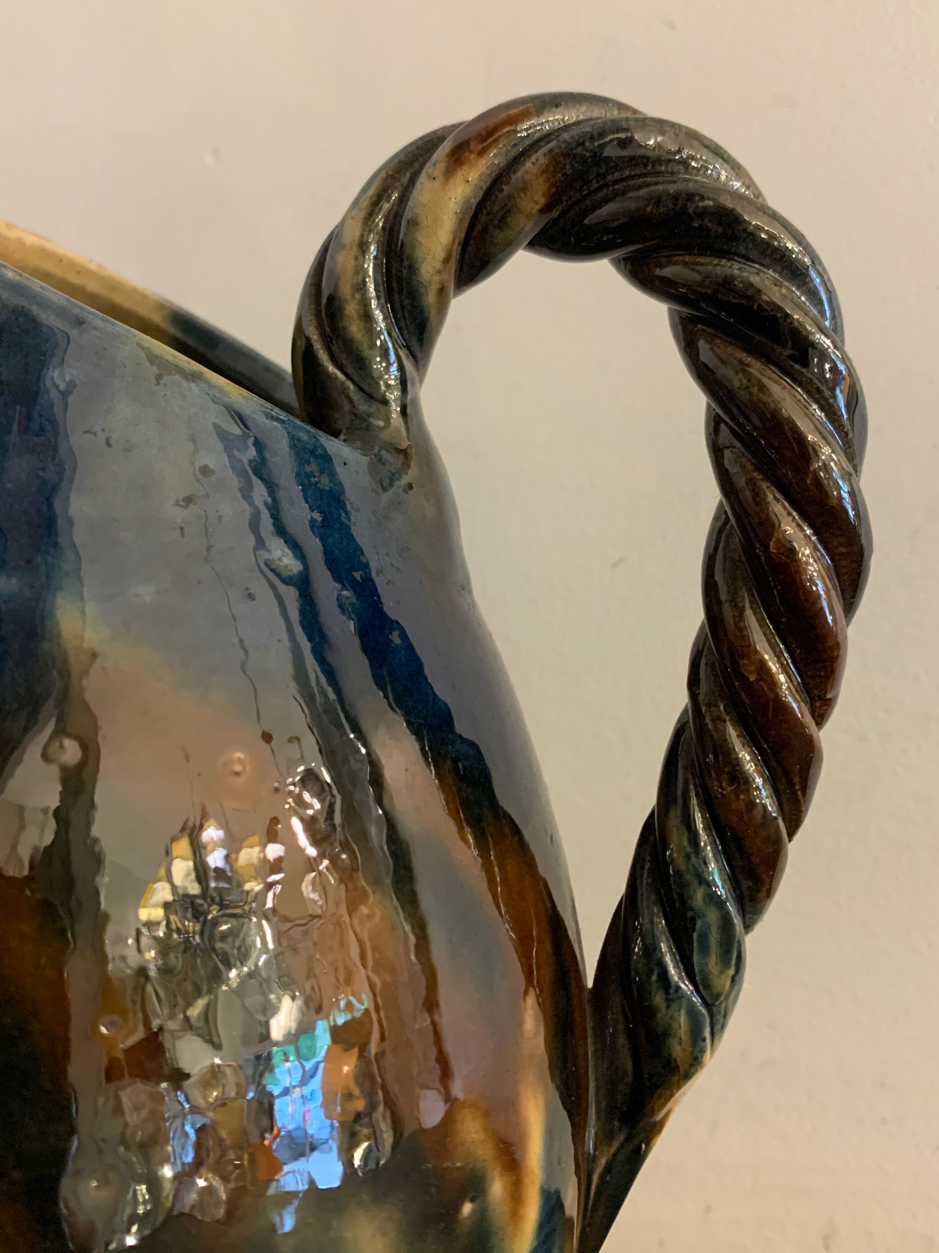 Ceramic pitcher, FPP Vallauris, 1960