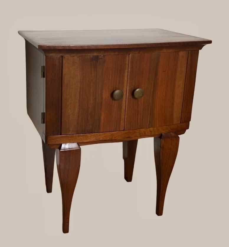 Table de chevet vintage pieds fuseau