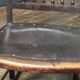 Antique English beech rocking chair cottage style