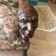 Antique armchair in Henri II style with masks