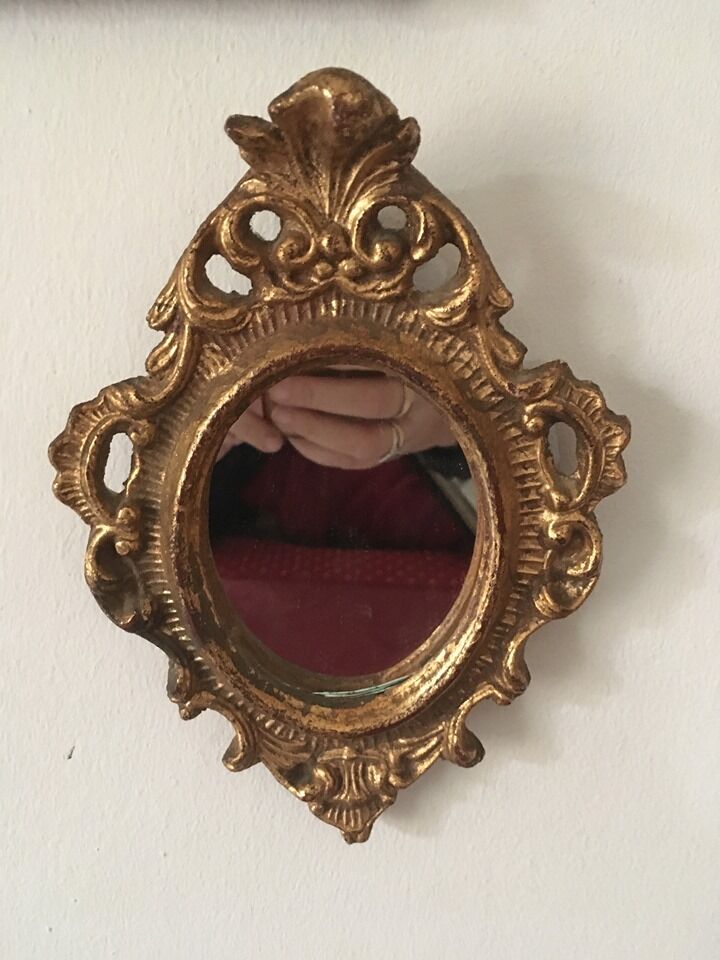 Two small baroque-style mirrors