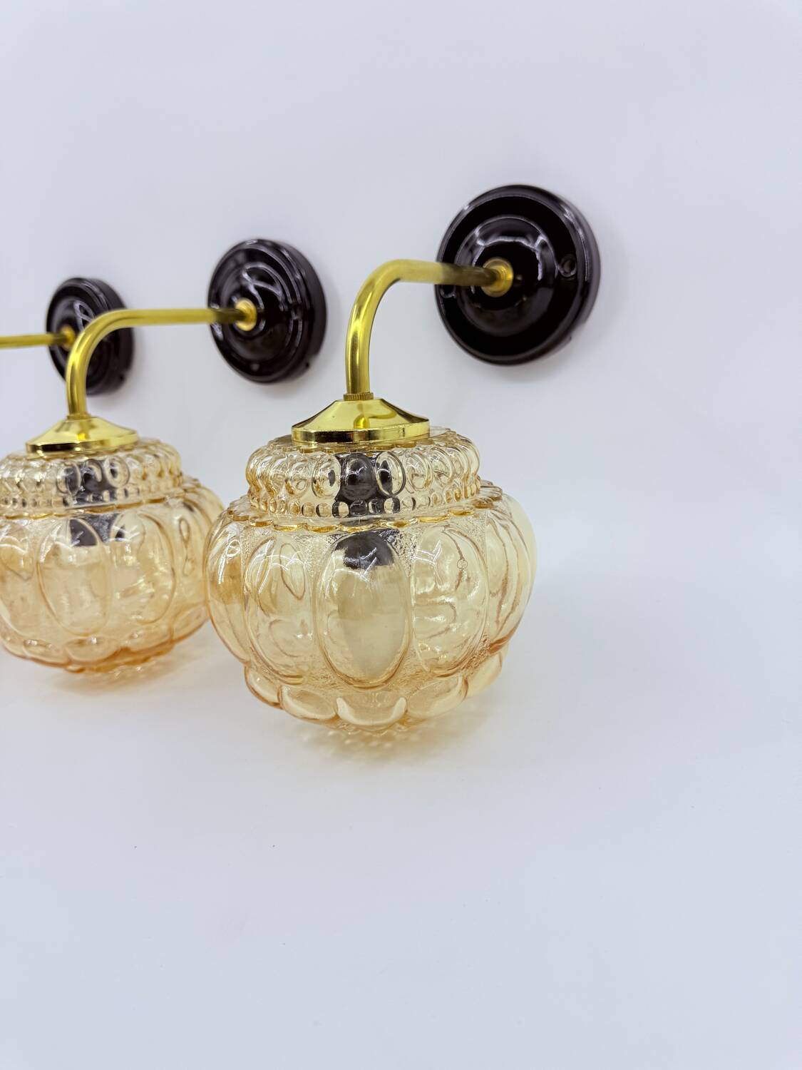 Appliques Bubble ambrées