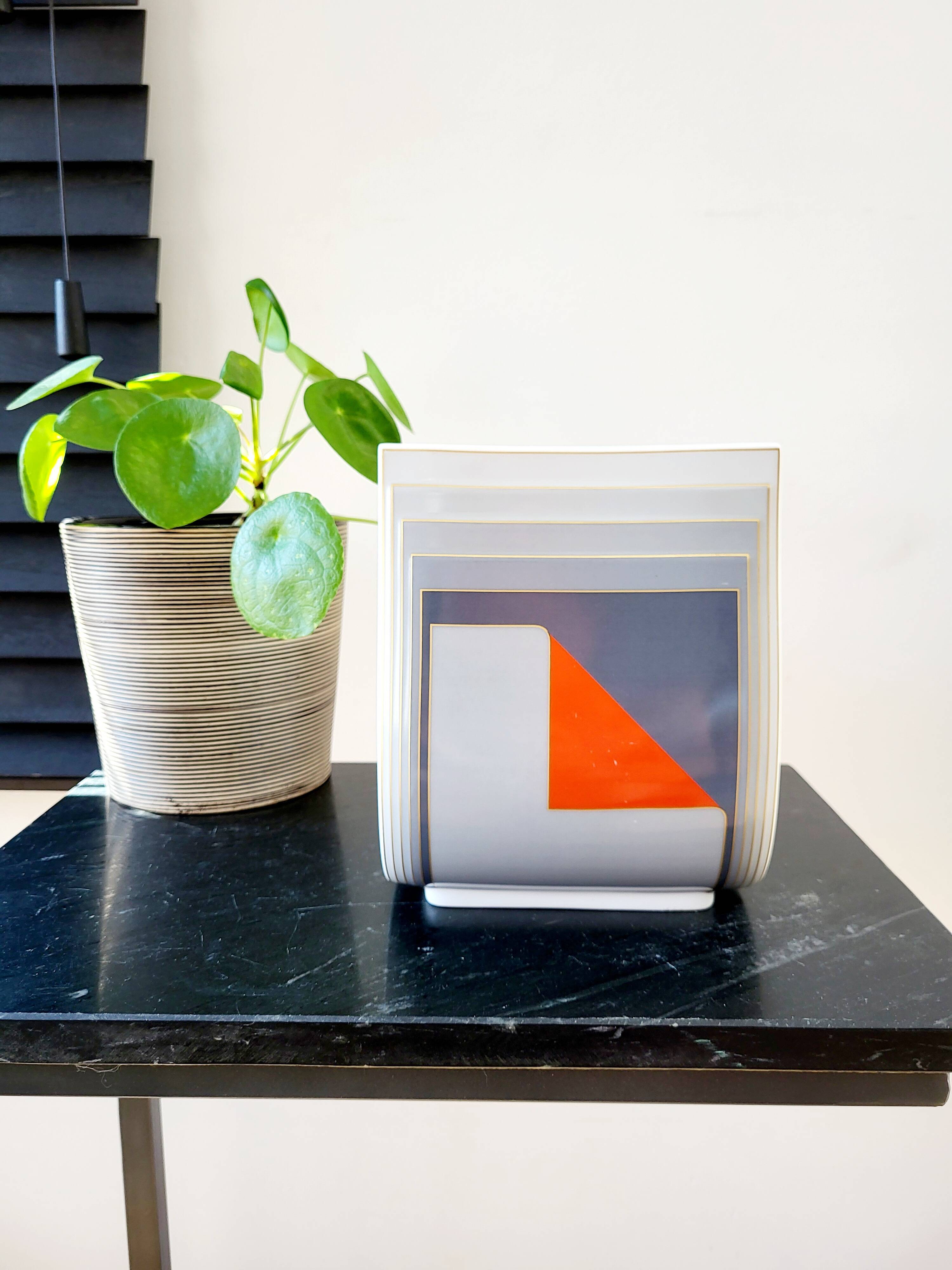 Studio Rosenthal Linie Vaas, intervenante Christa Goltz, 1980