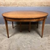 Solid Oak Oval XL Dining Table Extendable Classic