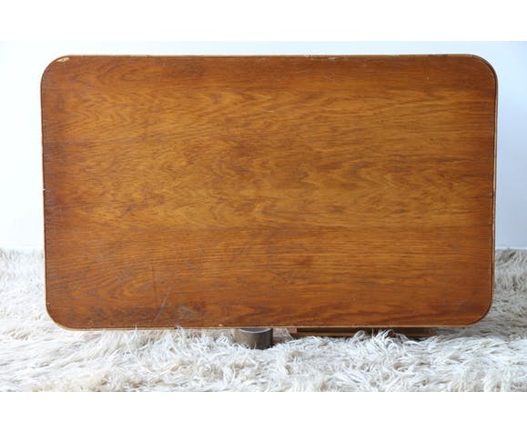 Louis Sognot rattan desk from the 50s