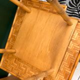 3 nesting tables in bamboo and wood