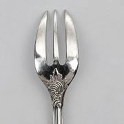 Christofle box of twelve Marly cake forks, silver-plated metal