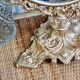 Golden metal psyche mirror 30x50cm