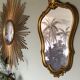 Miroir style baroque des années 70 - 62x46cm