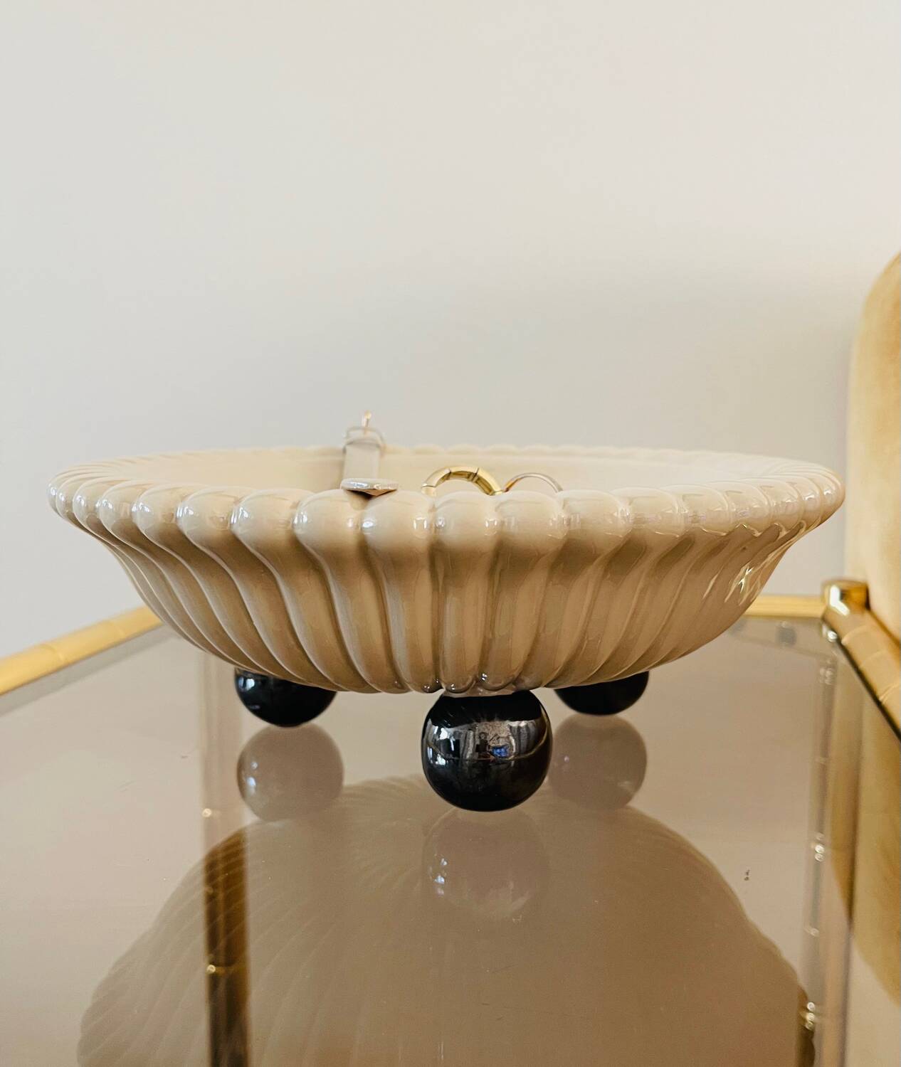 Ceramic plate cup 1970