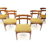 Five 1960s Danish Model 30 Dining Chairs by Poul Hundevad