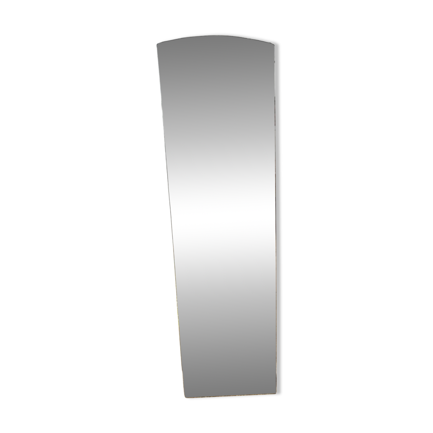 Vintage full-length beveled art deco mirror