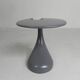 Vintage table design, side table with organic shapes, 90s.