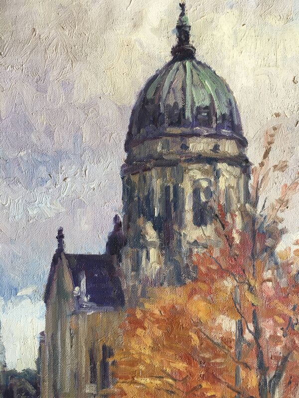 Tableau ChristusKirche Mainz par Henri LAVOUÉ (1883-1972) en 1924