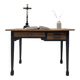 Bureau en bois peint